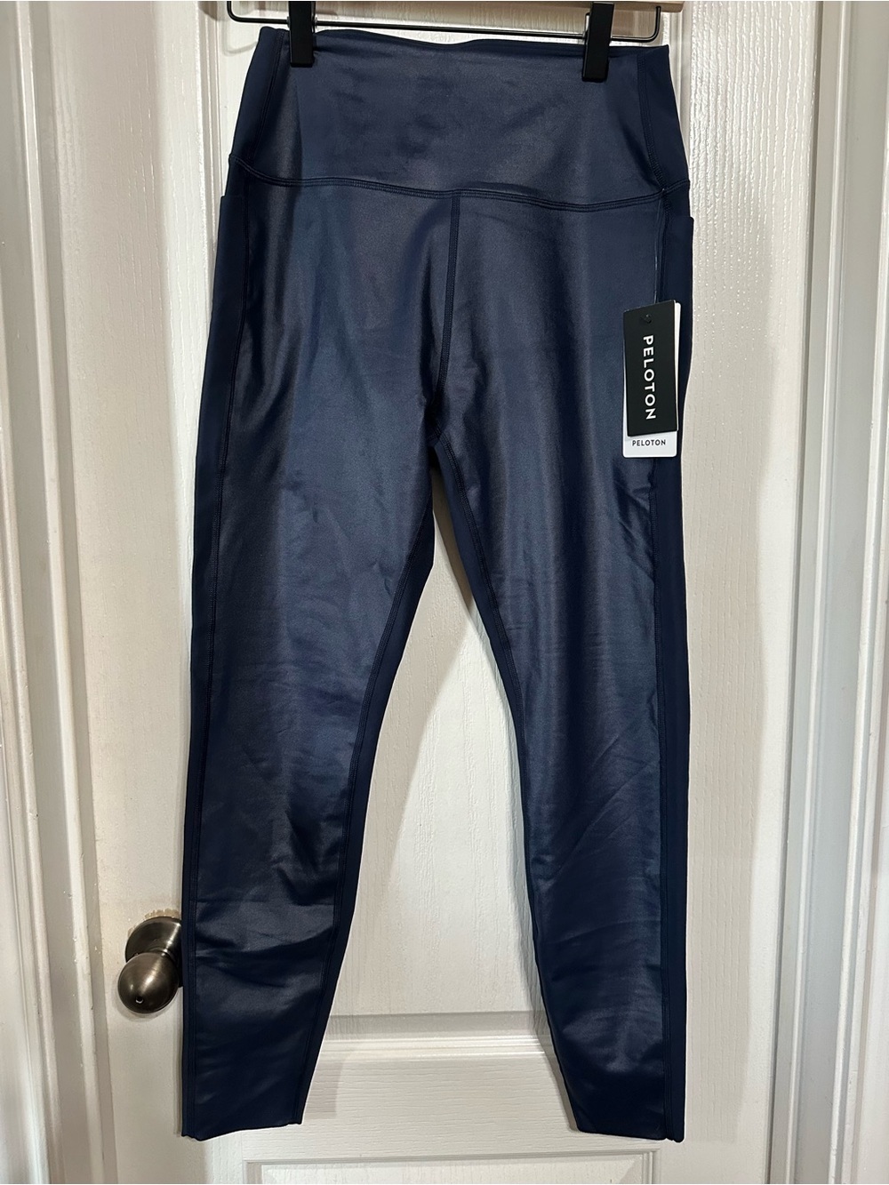 Peloton Navy Shine CADENT HIGH RISE POCKET LEGGING